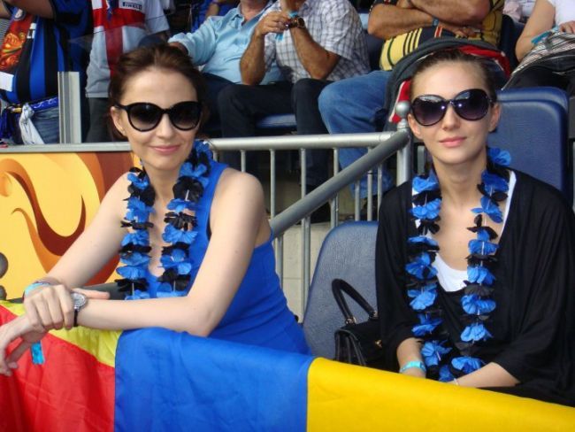 Adela Popescu a vazut finala Champions League langa Adelina Chivu! FOTO EXCLUSIV!