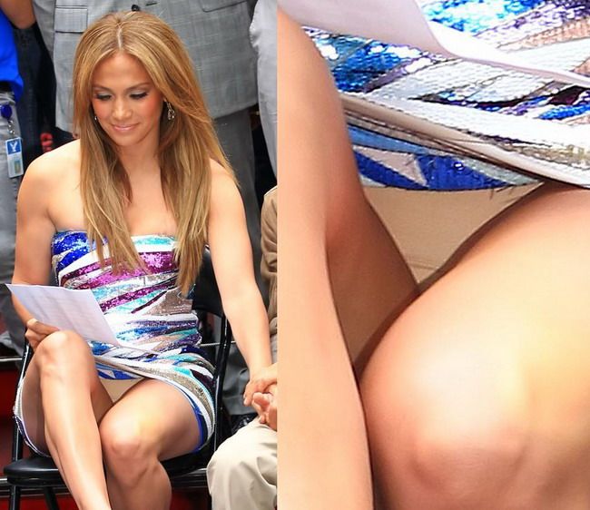 J Lo, cu chiloteii la vedere! FOTO!