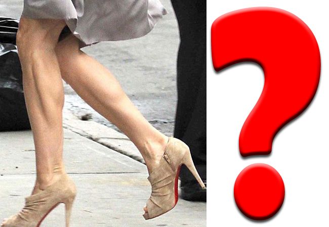 Ati ghicit! Picioarele din imagine sunt ale lui Sarah Jessica Parker