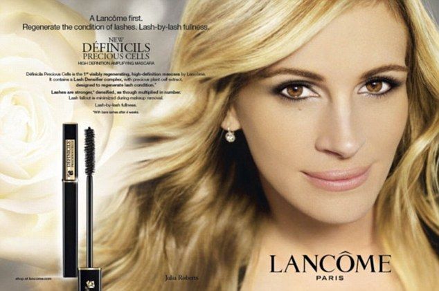 Julia Roberts &ndash; super photoshopata in noua campanie Lancome