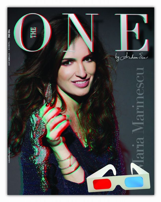Maria Marinescu a pozat insarcinata pe coperta 3D a revistei The One