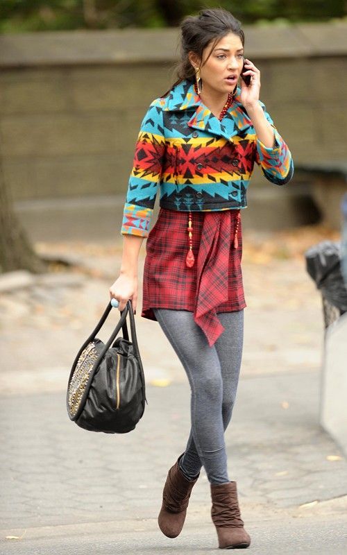 FASHION POLICE: Iti place cum e imbracata Jessica Szohr pe platourile Gossip Girl?GALERIE FOTO