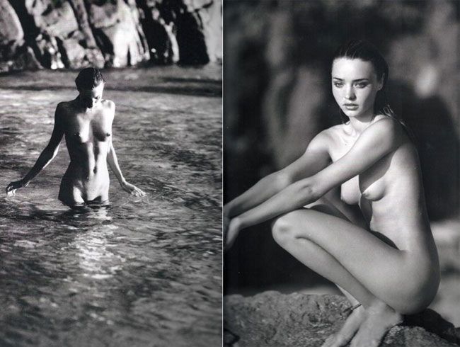 Miranda Kerr - goala pe o plaja pustie din Caraibe FOTO!