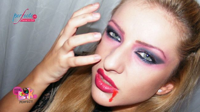 Cum sa te machiezi ca o vampirita sexy de Halloween