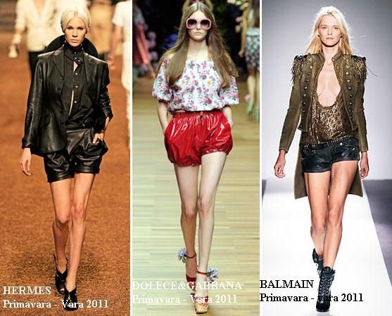 TREND REPORT: Pantalonii scurti, din piele &nbsp;