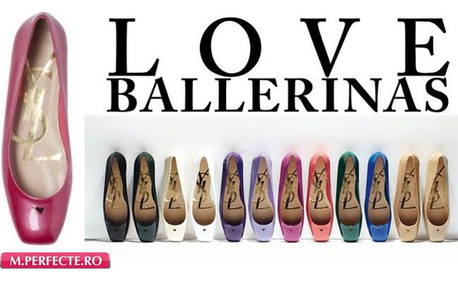 N-ai cum sa nu-i iubesti! Balerinii LOVE de la Yves Saint Laurent &nbsp;