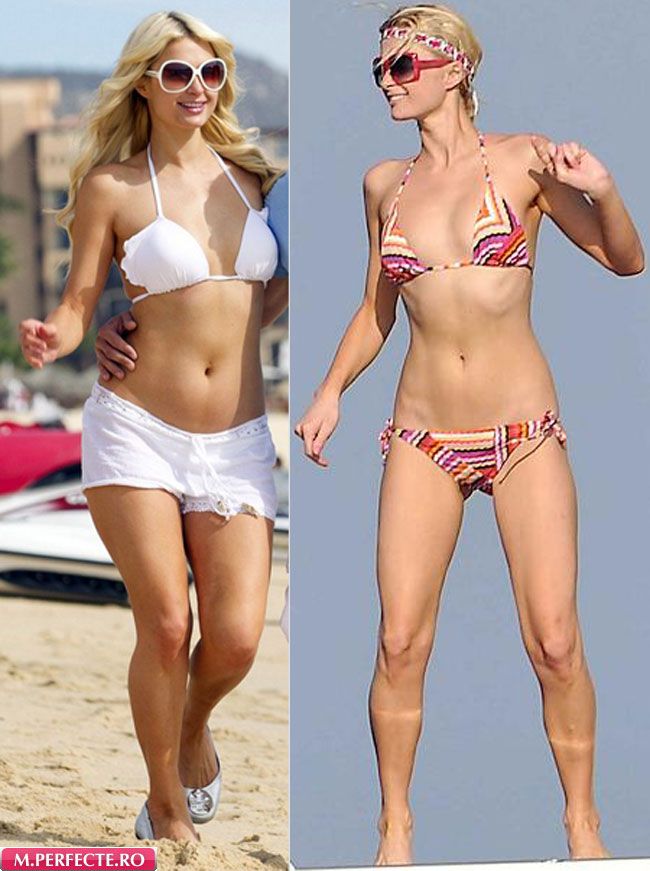 Paris Hilton intra in clubul vedetelor cu forme voluptoase