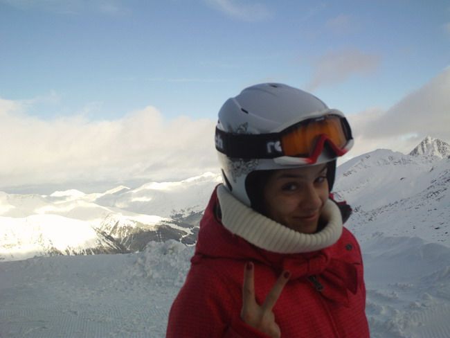 La schi, Vj Oana a fost la un pas de accidentare