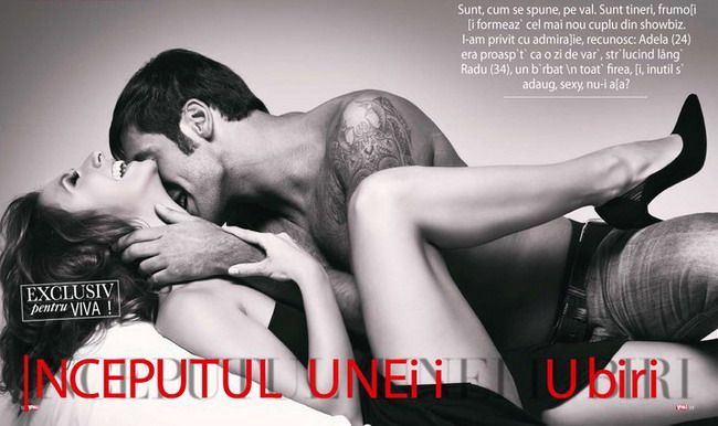De ziua lui, Radu Valcan a filmat alaturi de iubita lui, Adela Popescu