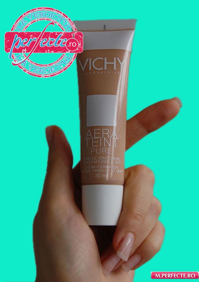 AM INCERCAT: Fond de ten-crema Vichy Aeratein Pure