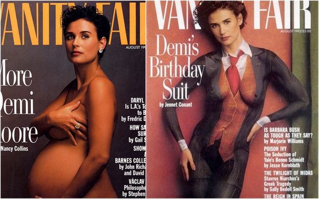 Demi Moore, diva secolului 21: 50 de ani, 3 casnicii si, se pare, peste 40 de operatii estetice
