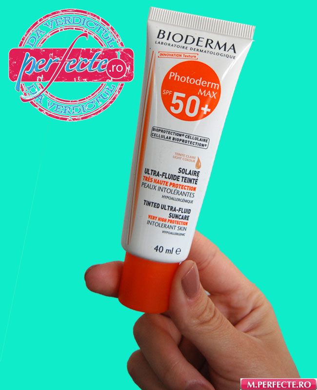 AM INCERCAT: Photoderm MAX Ultra-fluid - fotoprotectie pentru fata de la Bioderma