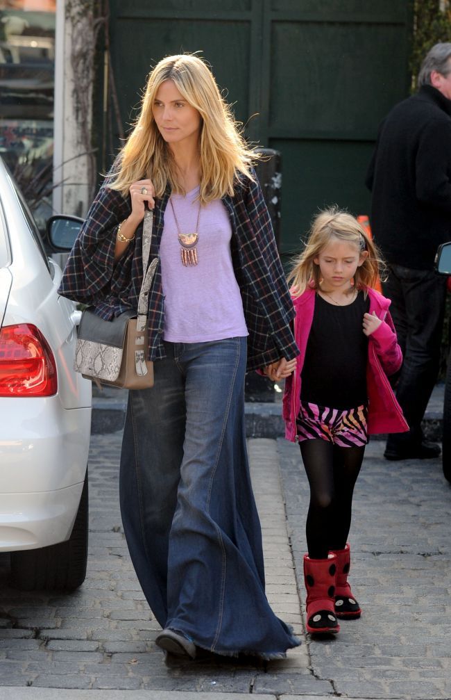 Fashion Police: Heidi Klum, intr-o pereche de pantaloni care ne lasa fara cuvinte. Iti plac?&nbsp;
