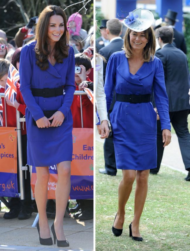 Ducesa de Cambridge&nbsp;a apelat la garderoba mamei sale, de 57 de ani. Iti place look-ul ei?