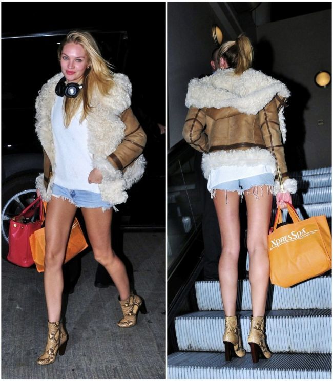Look-ul zilei: Ghicesti ce vedeta a facut furori la aeroport intr-o pereche de pantaloni scurti XXS?