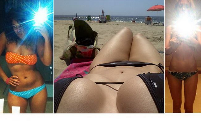 Isi iubesc corpul la nebunie. Vedete care nu se mai satura sa se pozeze (singure) in costum de baie