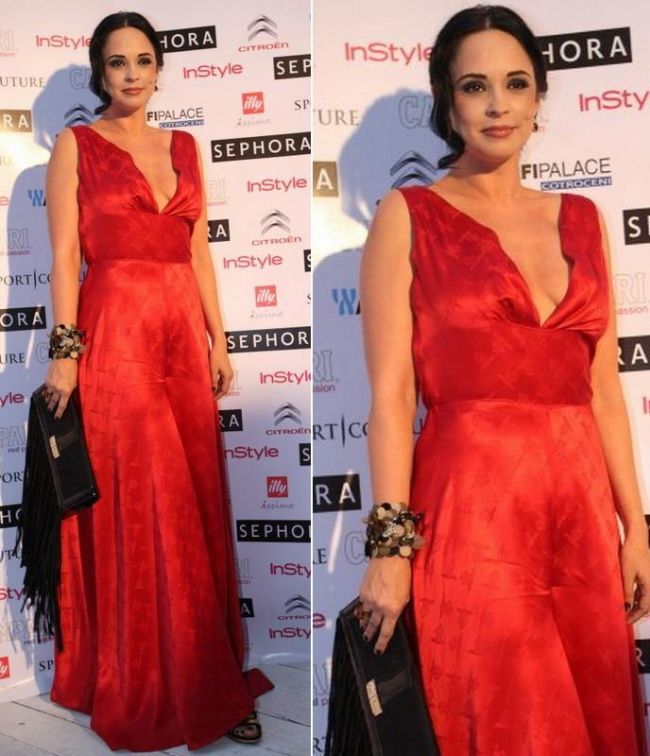 Andreea Marin Banica, atractia serii la petrecerea InStyle: a purtat o rochie cu decolteu adanc si fara sutien
