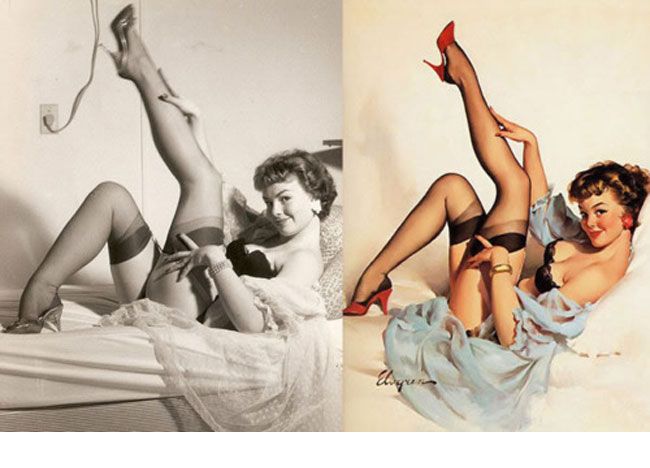 Cum se modificau siluetele modelelor inainte de era Photoshopului. Vezi imagini incredibile de inainte si dupa