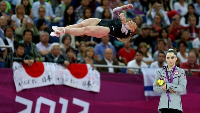 McKayla zambeste! Imaginile pe care nu te asteptai sa le vezi cu gimnasta invinsa de Sandra Izbasa