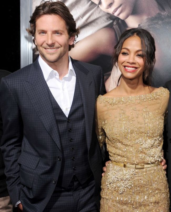 S-au despartit dupa numai 3 luni. Cum au reactionat Bradley Cooper si Zoe Saldana cand s-au reintalnit, la premiera noului lor film