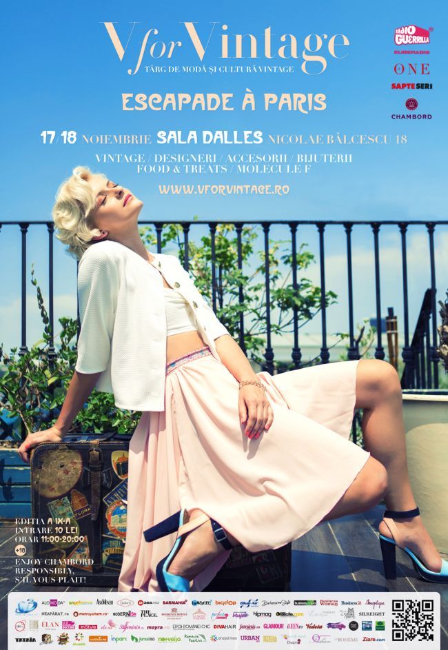 Perfecte.ro te invita in acest weekend la V for VINTAGE - ESCAPADE &Agrave; PARIS