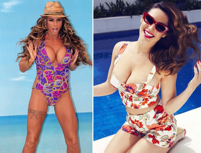 Kim Kardashian de Anglia, facuta de ras pe Twitter. Principala ei concurenta a postat o imagine jenanta, cu ea topless
