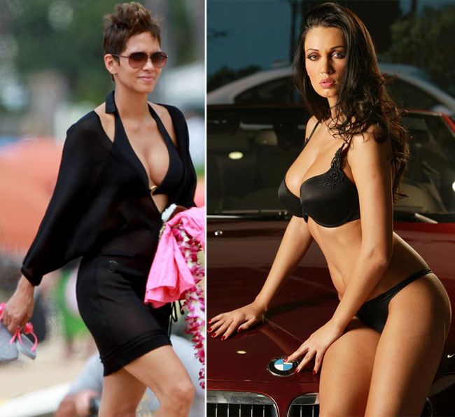 Nicoleta Luciu si Halle Berry in rochii foarte sexy si aproape identice. Cine a purtat-o mai bine?