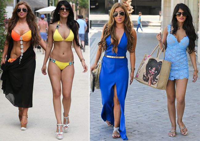 Dupa piscina, actritele din The Only Way is Essex au iesit in club. Vezi cu ce tinute scandaloase au sucit capetele spaniolilor