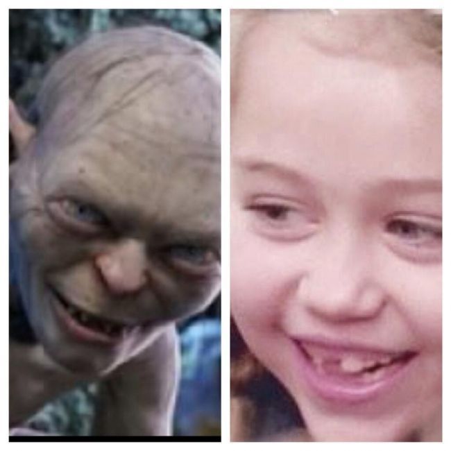 Imaginea in care Miley Cyrus seamana izbitor cu Gollum din Stapanul Inelelor . Cum s-a autoironizat vedeta