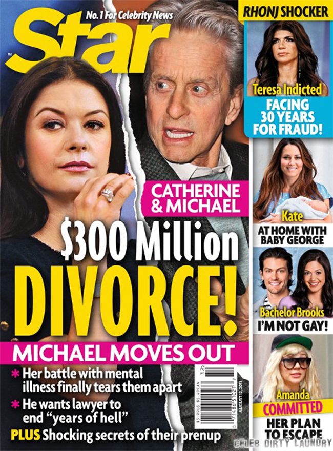 Catherine Zeta-Jones si Michael Douglas, pe picior de divort. Ce acuzatii urate si scandaloase isi aduc cei doi