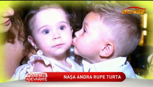 Nasa Andra rupe turta. Uite ce tinuta a avut la petrecerea fetitei lui Pepe