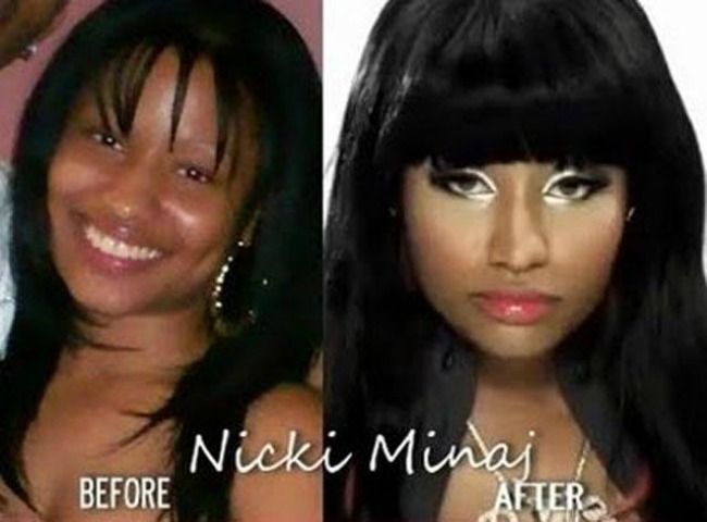 Zice ca nu si-a facut nimic la fata, dar pozele dezvaluie adevarul. Cum arata inainte de operatii Nicky Minaj