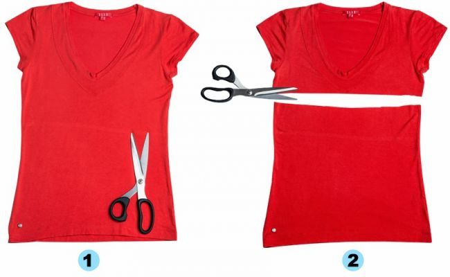 Cum sa iti transformi un tricou vechi intr-o esarfa de efect