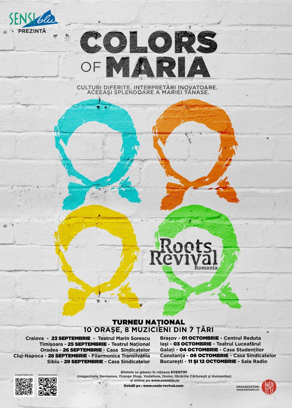 Pasarea maiastra renaste. Sensiblu prezinta turneul Colors of Maria (P)