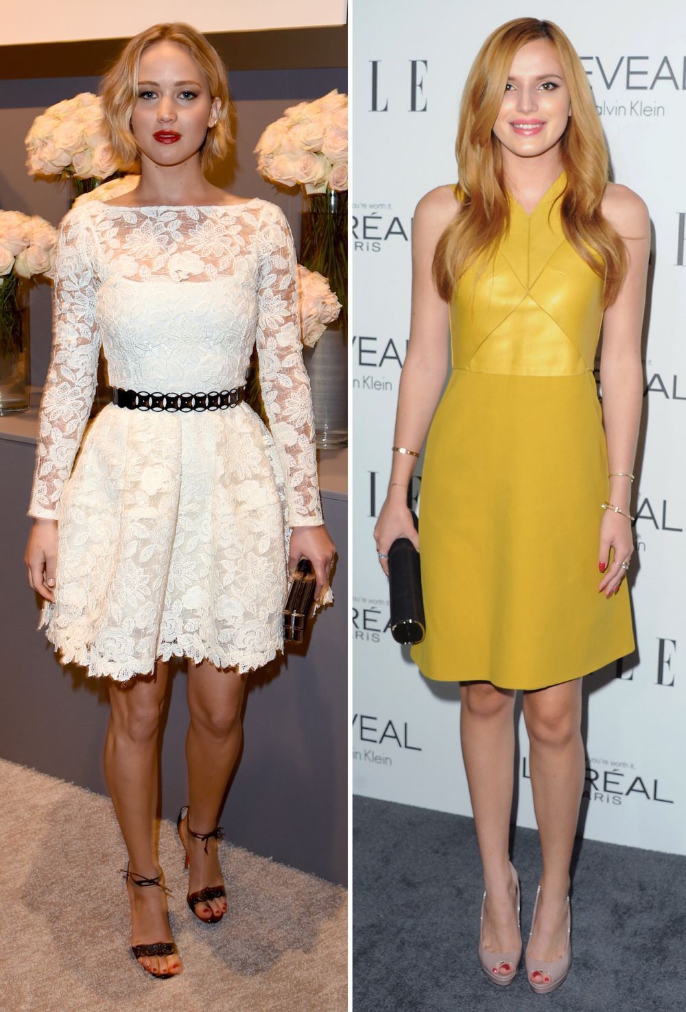 Jennifer Lawrence, eleganta si feminina la o gala mondena. Ce tinute stylish au afisat vedetele