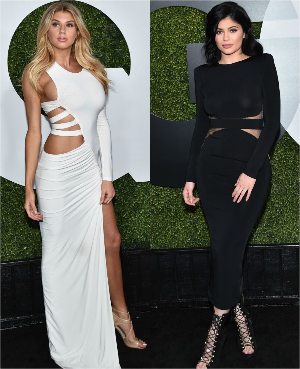 Kylie Jenner si-a gasit o rivala pe masura. Buzele ei mari au fost eclipsate de bustul generos al lui Charlotte McKinney