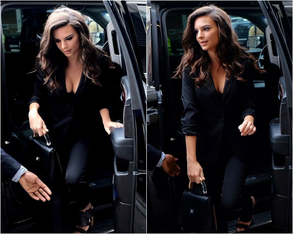Cea mai stylish aparitie de pana acum. De ce toata lumea a admirat-o pe Emily Ratajkowski cand s-a imbracat asa
