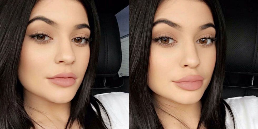 Buze mai apetisante in doar cateva secunde. Trucul la care apeleaza Kylie Jenner pentru a arata ASA in selfie-uri