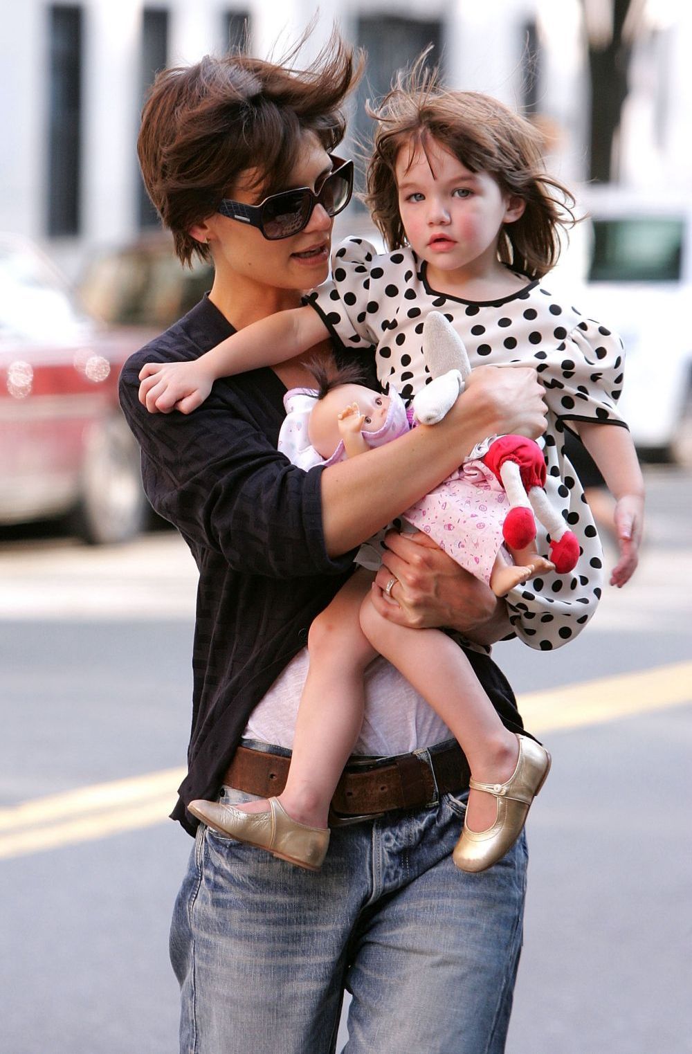 Toti ochii pe Suri Cruise. Cat a crescut si cat de bine ii seamana mamei ei, Katie Holmes: FOTO