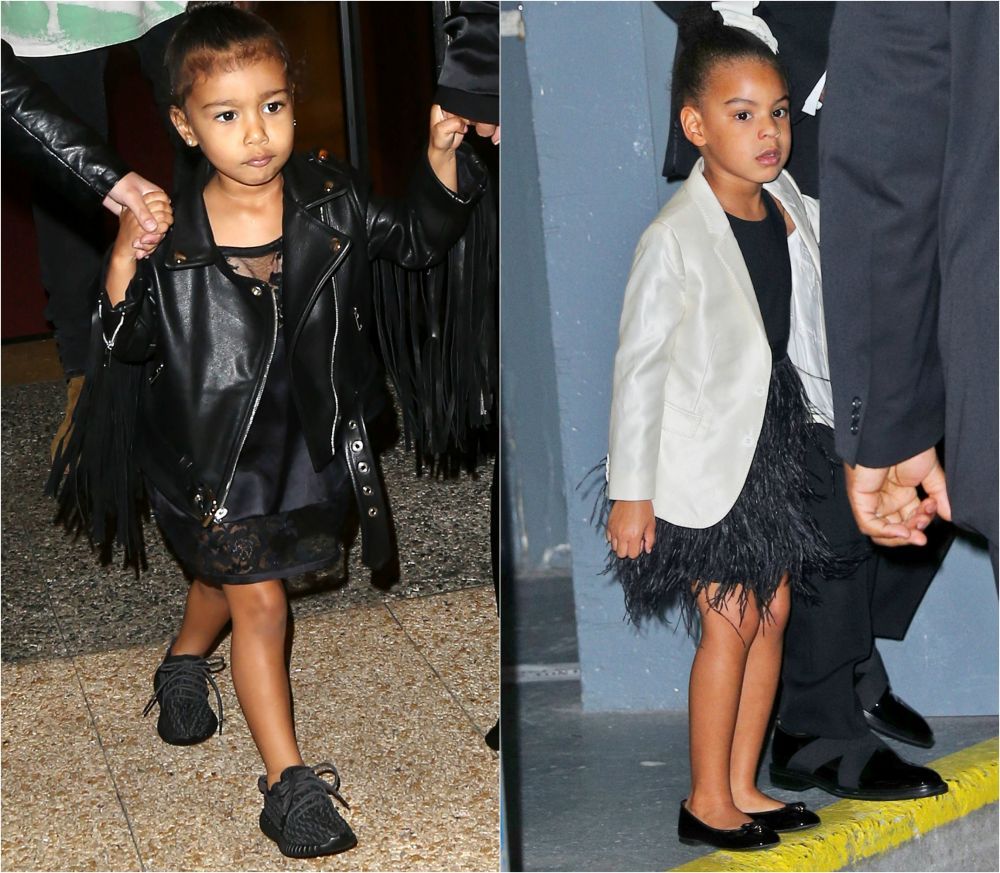 Blue Ivy vs North West - cele mai admirate fetite ale momentului. Cat de mult au crescut si cat de frumoase sunt