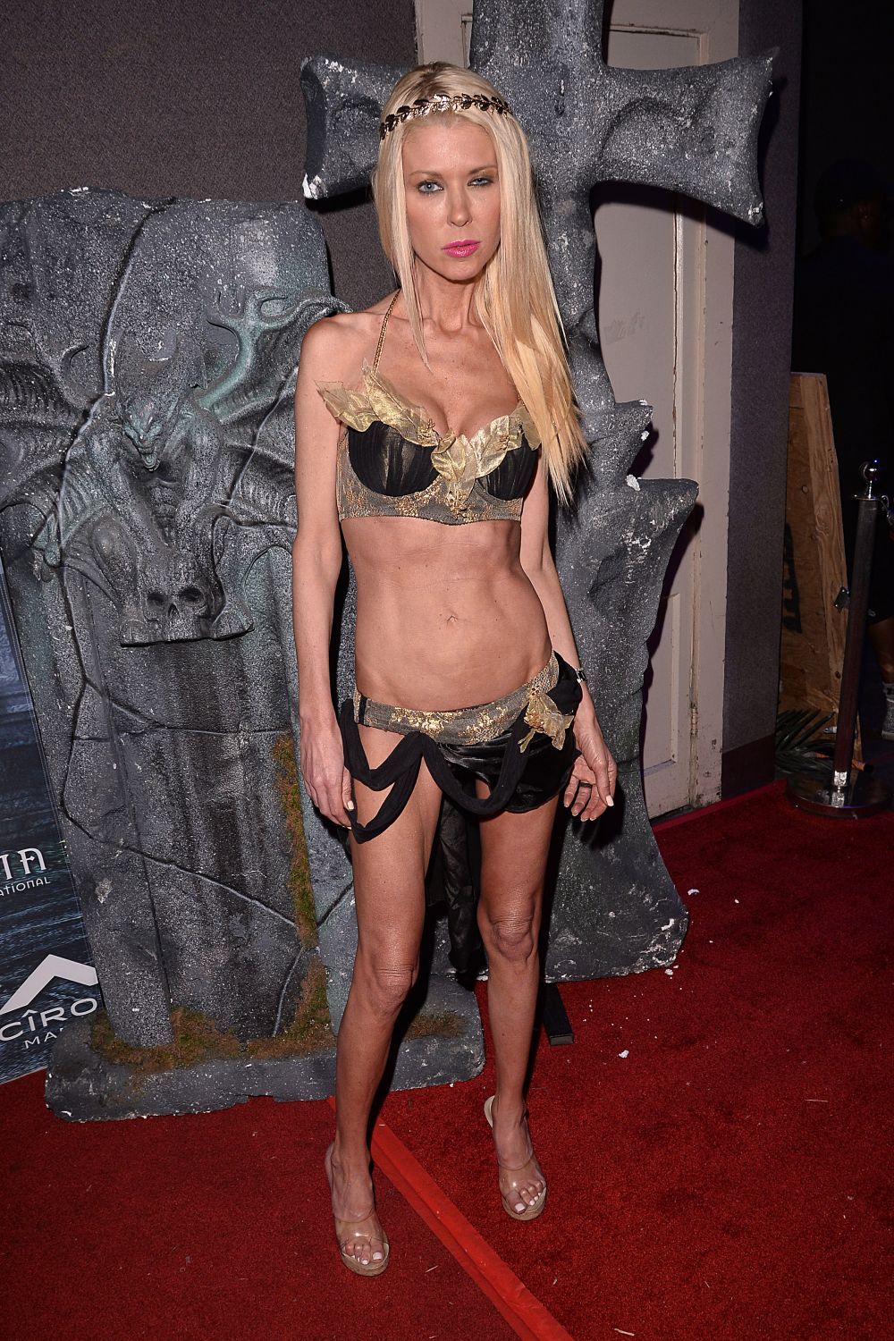 Tara Reid, aparitie controversata. Criticata pentru silueta ei, vedeta a aparut aproape goala la un eveniment