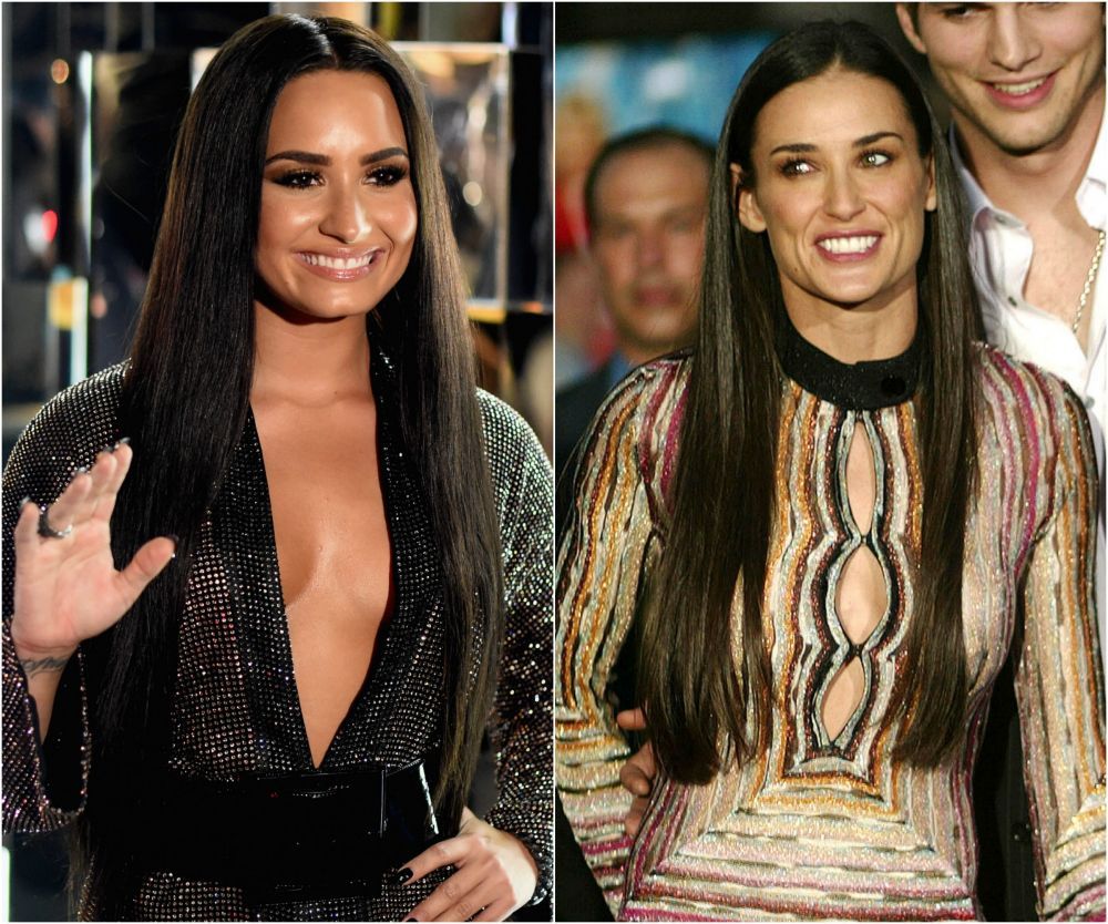 Demi Lovato, copia lui Demi Moore. Cat de mult seamana cele doua in ultima perioada
