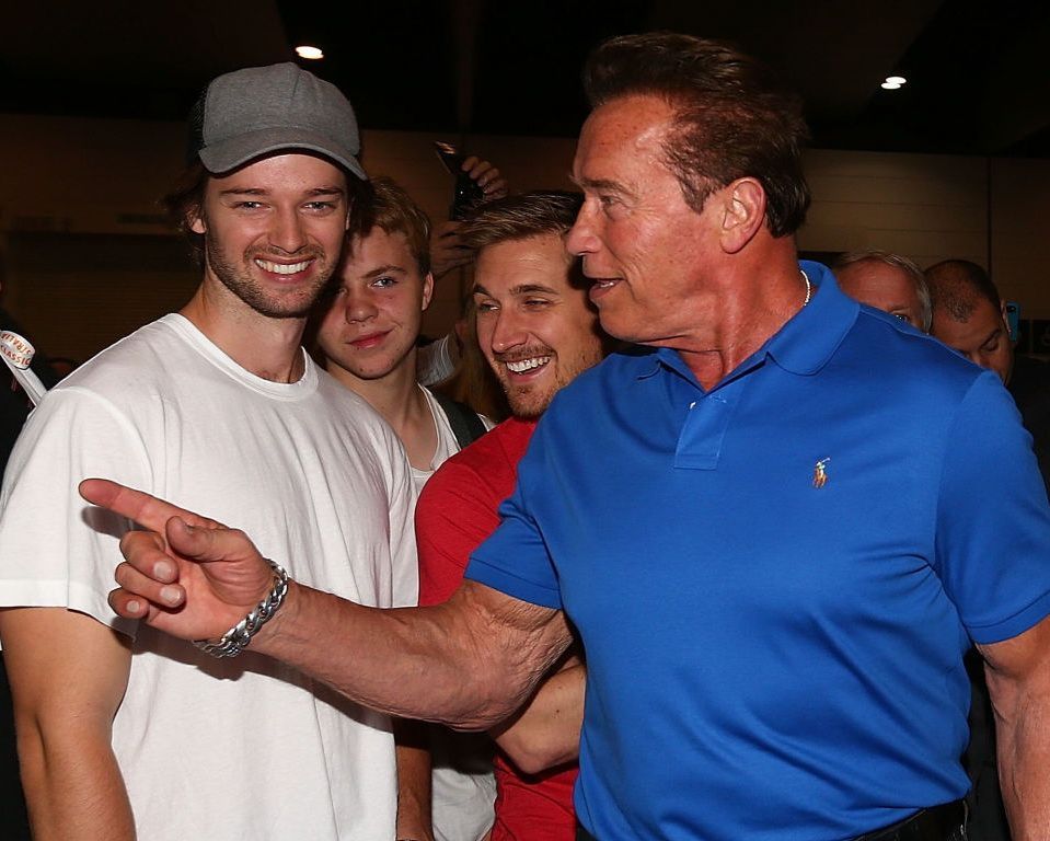 Unele lucruri nu se schimba niciodata! Arnold Schwarzenegger, ipostaza induiosatoare, alaturi de fiul sau, Patrick