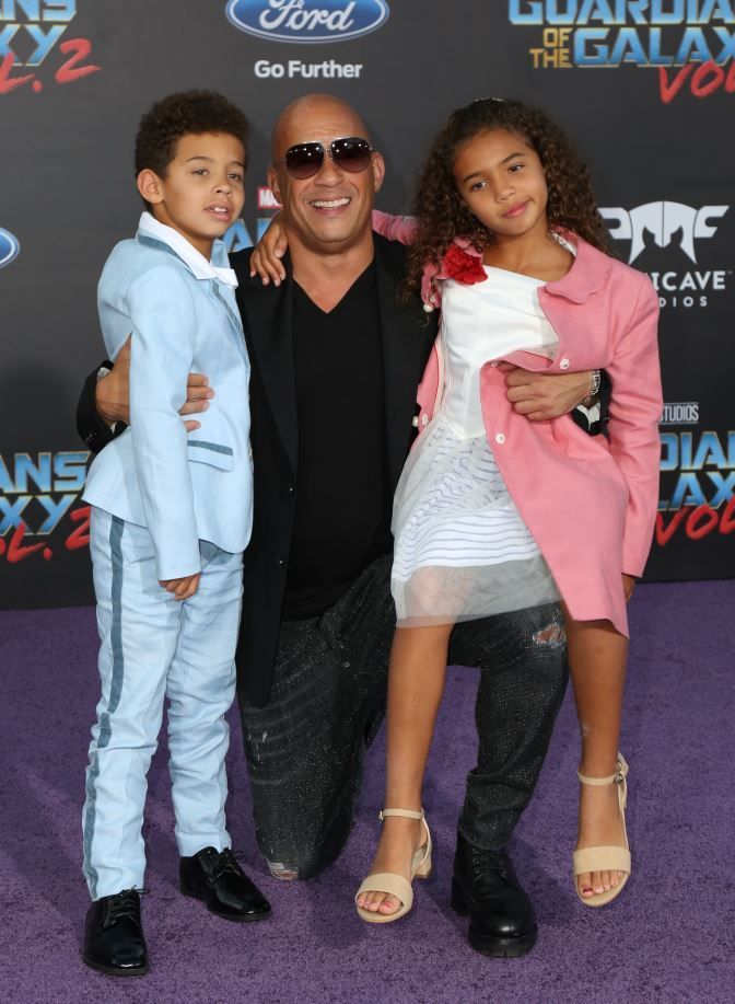 Vin Diesel a fost insotit de copiii sai pe covorul rosu. Cum arata micutii unuia dintre cei mai fiorosi actori