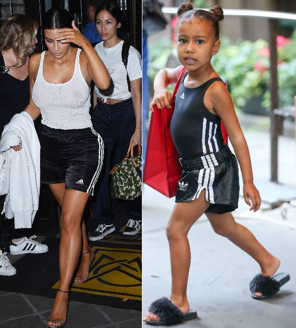 Asa mama, asa fiica. Fetita lui Kim Kardashian, copia fidela a mamei sale. Cu ce era incaltata micuta