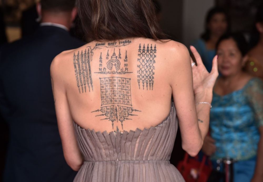 Angelina Jolie, superba la un eveniment, la bratul copiilor sai. Cum au fost fotografiati micutii