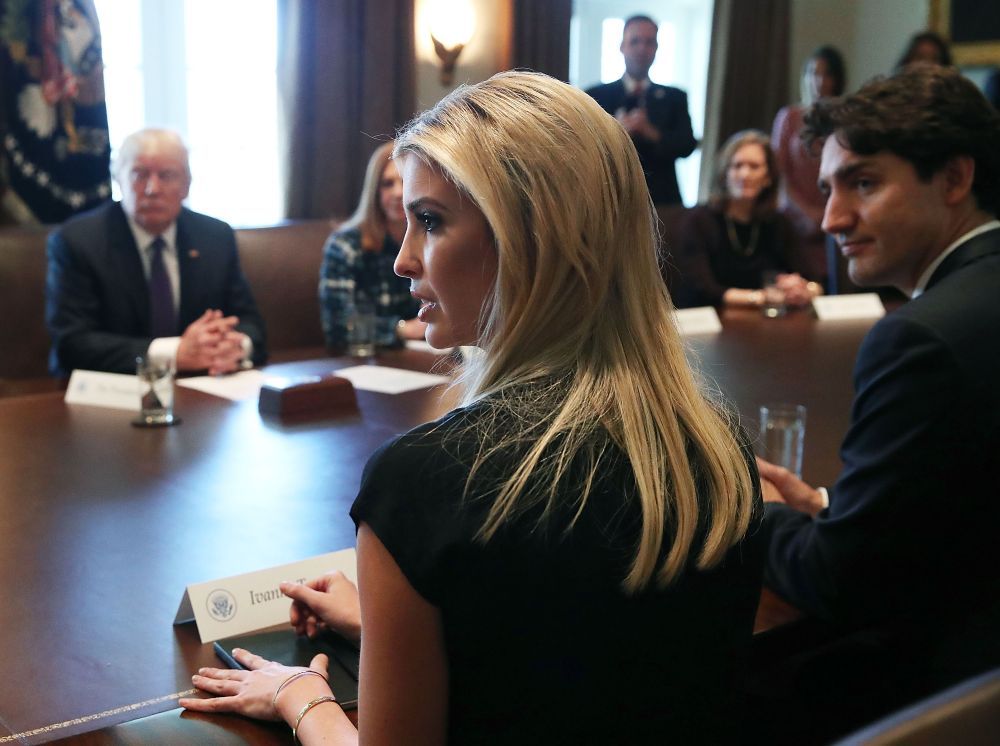 Si-au zambit tot timpul.Ivanka Trump si premierul canadian,Justin Trudeau impreuna la un eveniment.Cum au fost surprinsi