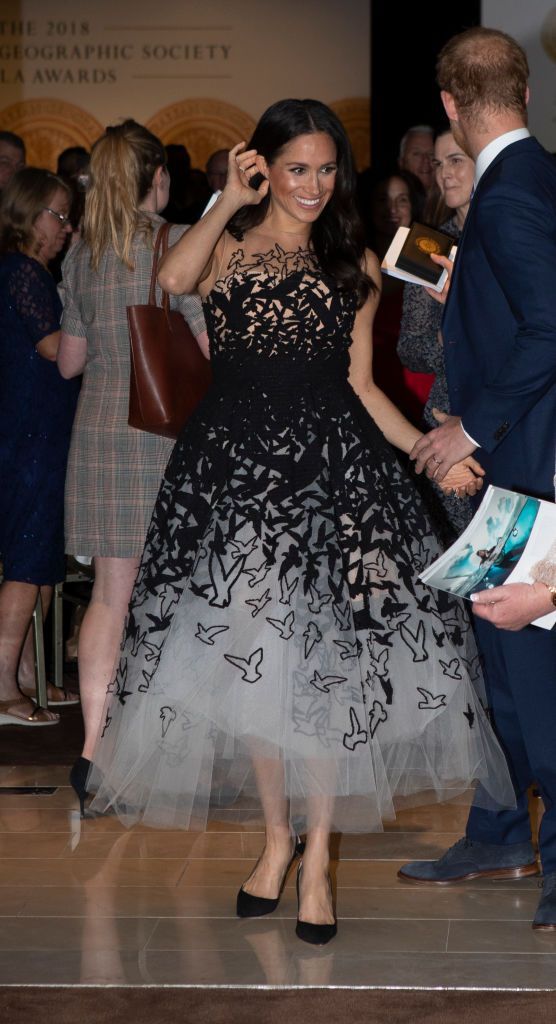 Meghan Markle, apariție de vis &icirc;ntr-o ținută Oscar de la Renta