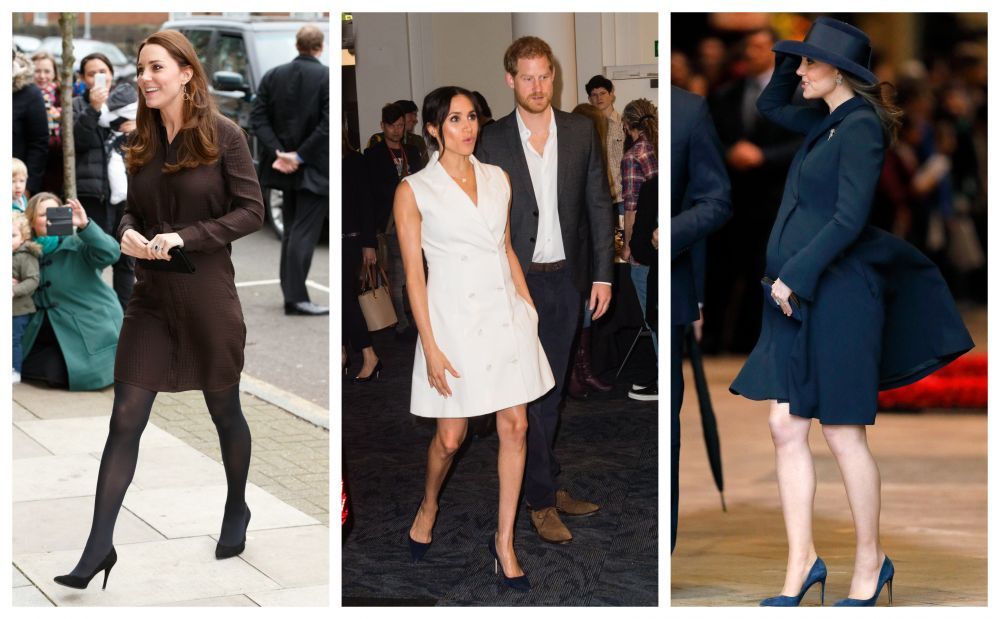 Motivul pentru care Meghan și Kate poartă rochii de gravidă scurte