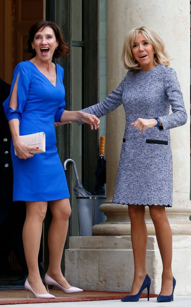 Ce a purtat Carmen Iohannis la &icirc;nt&acirc;lnirea cu Brigitte Macron, de la Paris